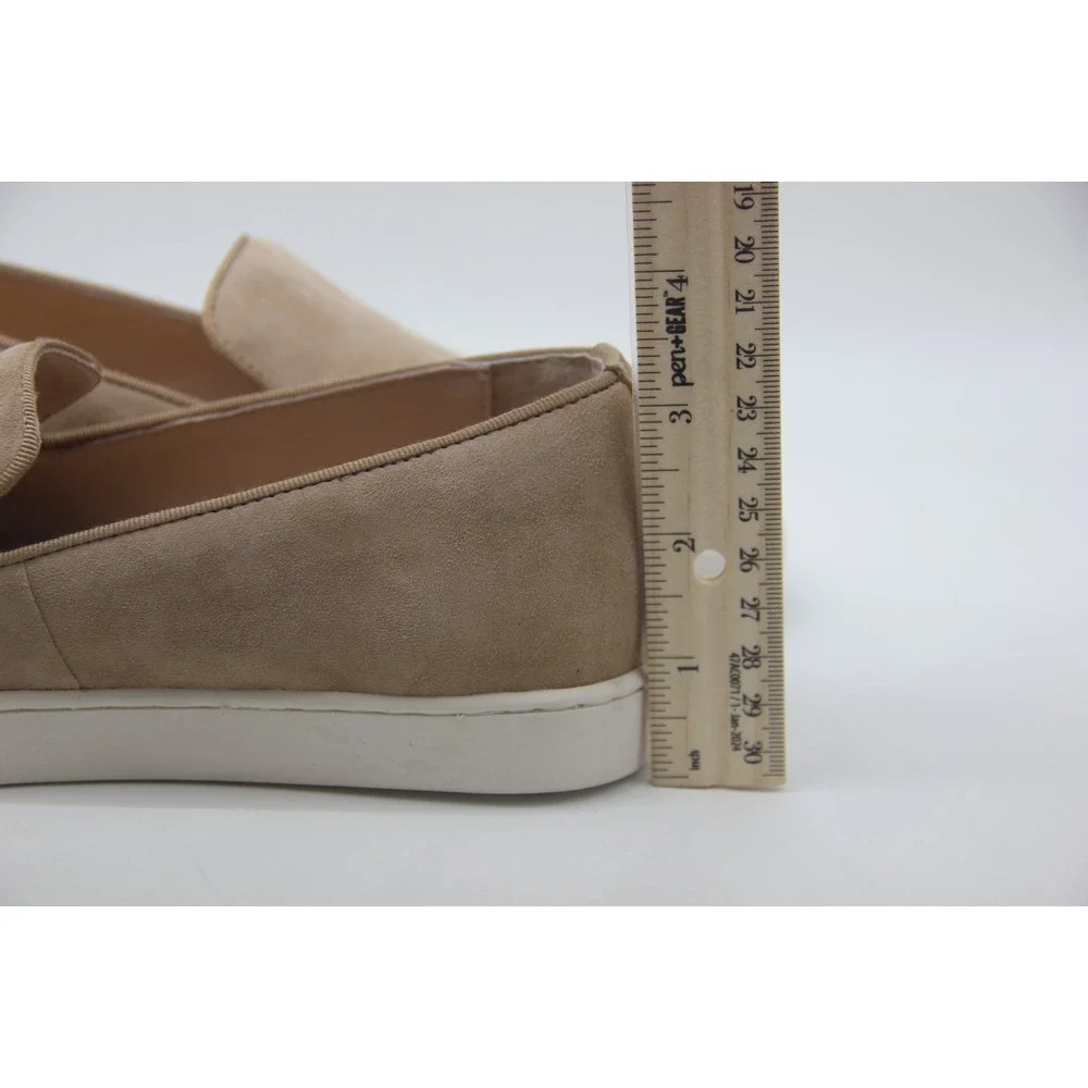 Birdies Womens The Swift Slip On Shoes 6 Tan Suede Comfy Sneaker Loafers Preppy